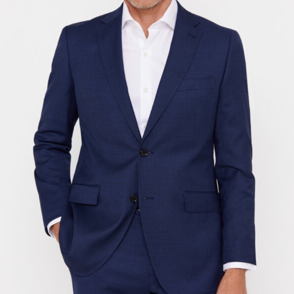Vintage Men’s Blazer Blue Single button Sz 42R